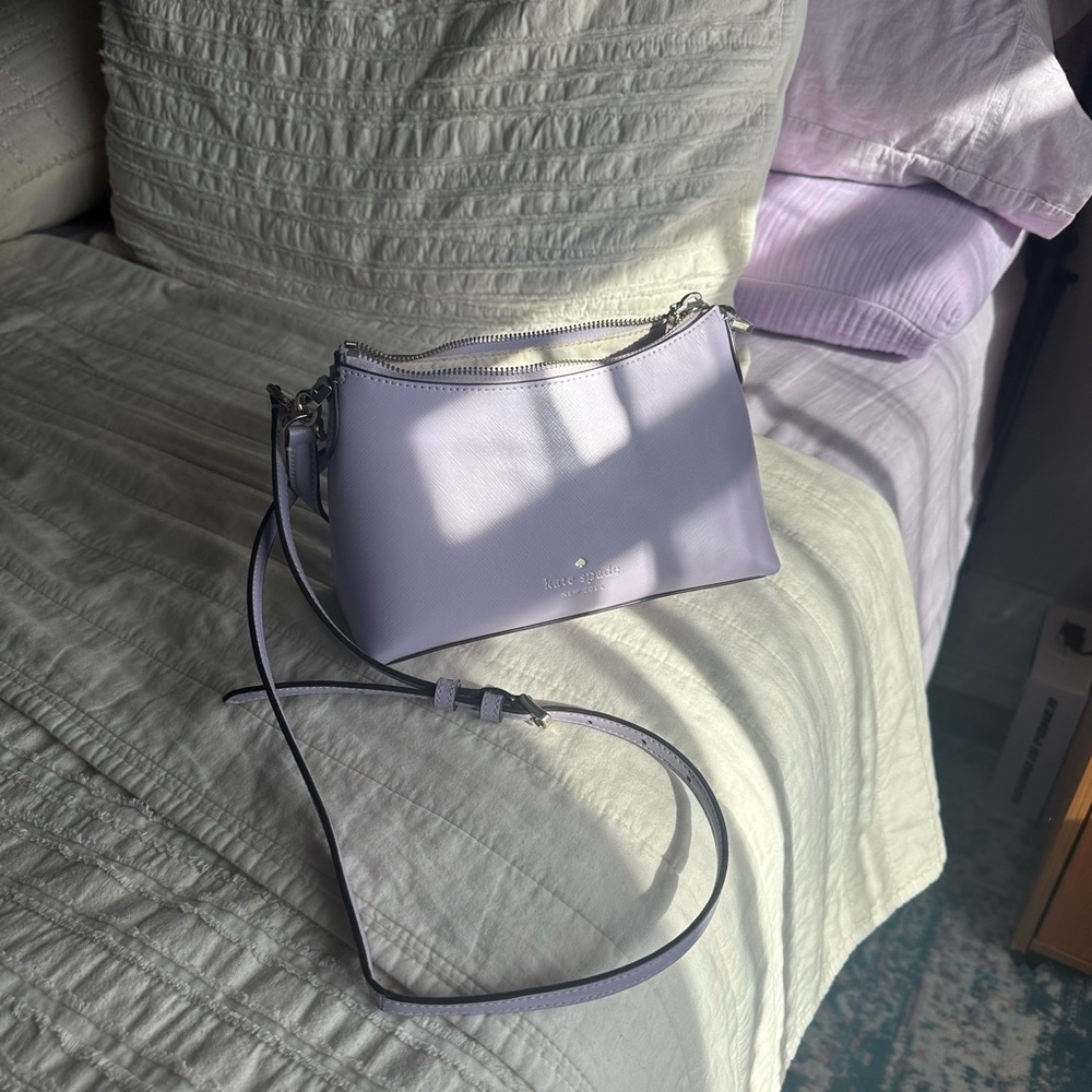 LAVENDER KATE SPADE LEATHER BAG